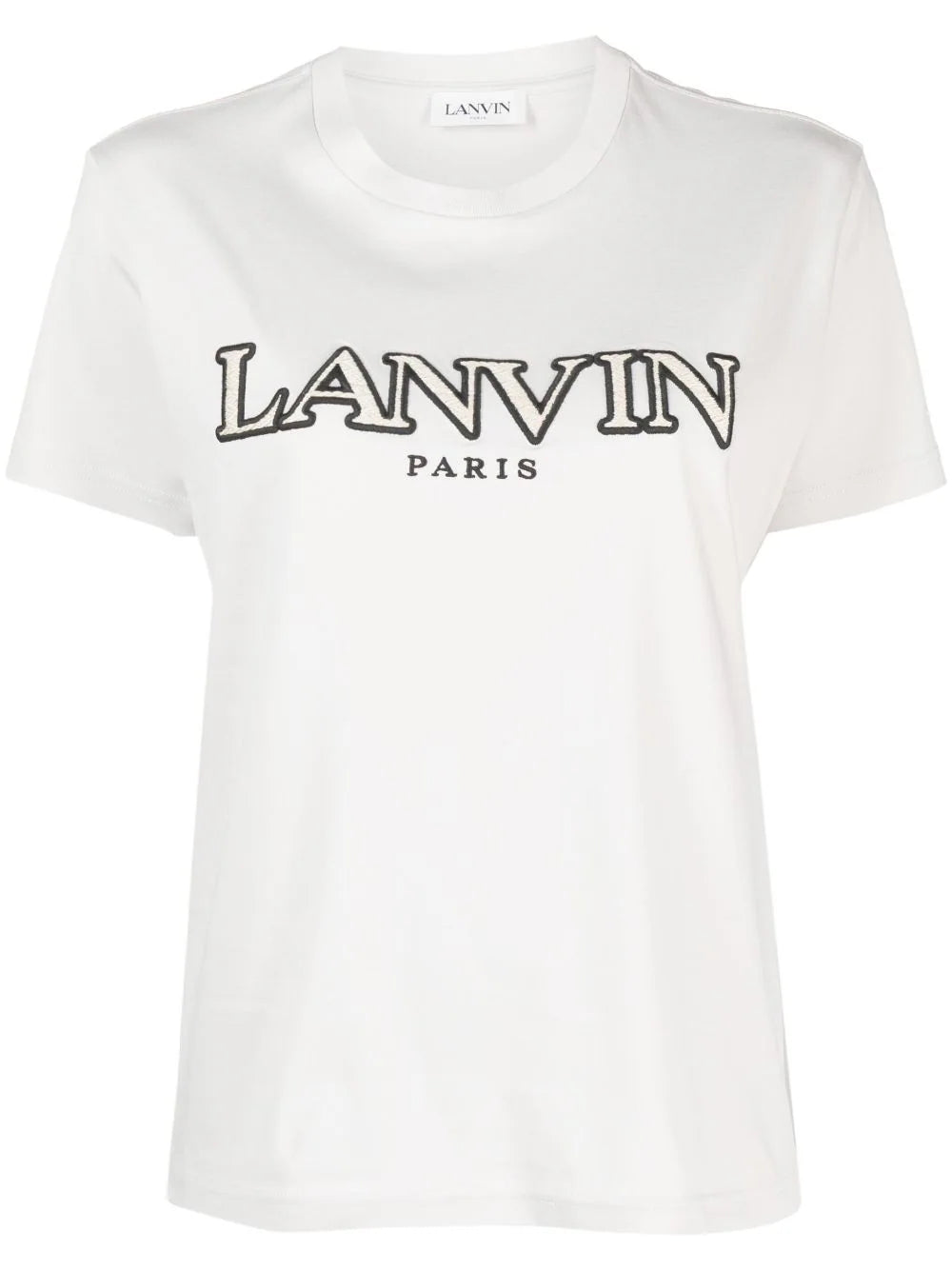 LANVIN WOMEN Curb Regular Fit T-Shirt Mastic - MAISONDEFASHION.COM