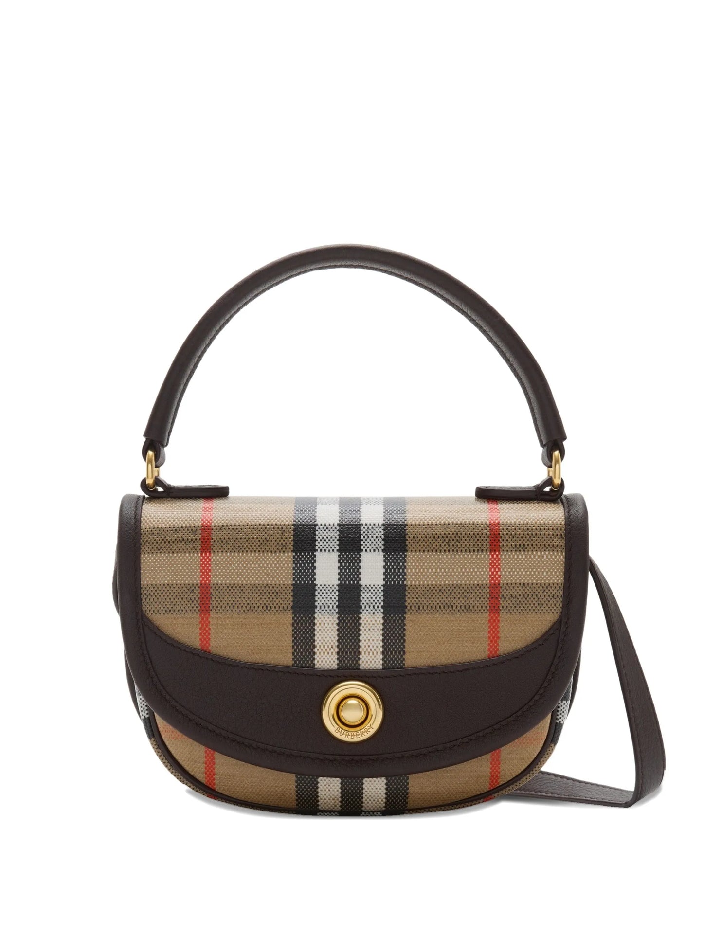 BURBERRY WOMEN Mini Highlands Bag Sand - MAISONDEFASHION.COM