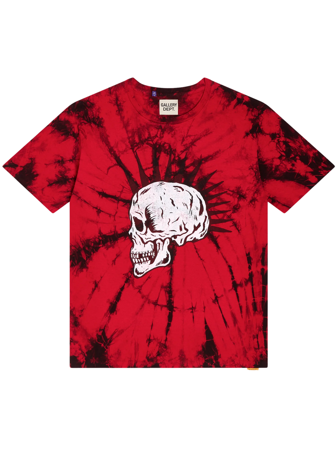 GALLERY DEPT. Exploited T-shirt Red Tie Dye - MAISONDEFASHION.COM