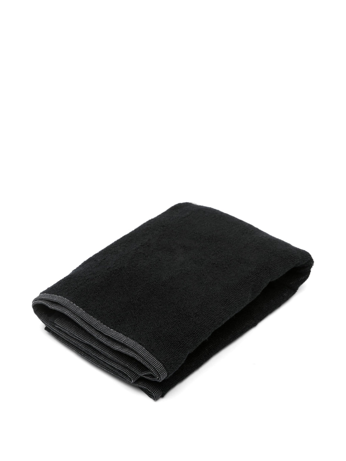 BALENCIAGA Logo-Embroidered Performance Towel Black