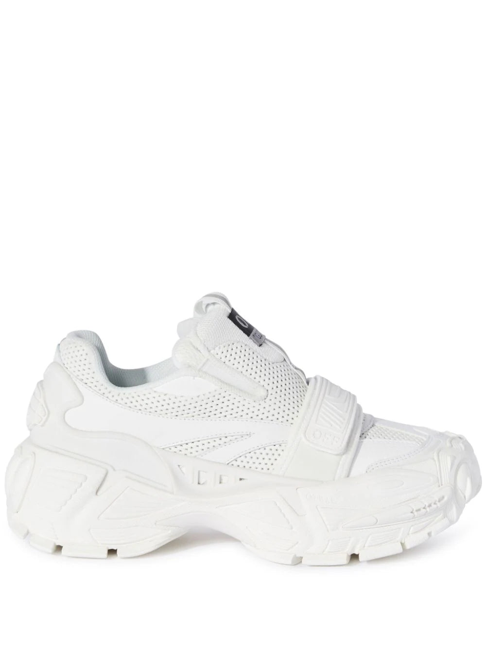 OFF-WHITE MEN Glove Slip On Low Top Leather Sneakers White - MAISONDEFASHION.COM