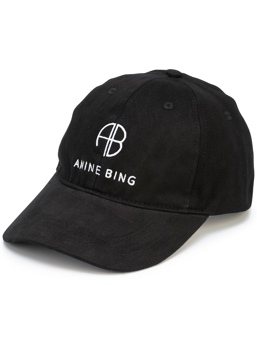 ANINE BING WOMEN Jeremy Baseball Cap Black - MAISONDEFASHION.COM