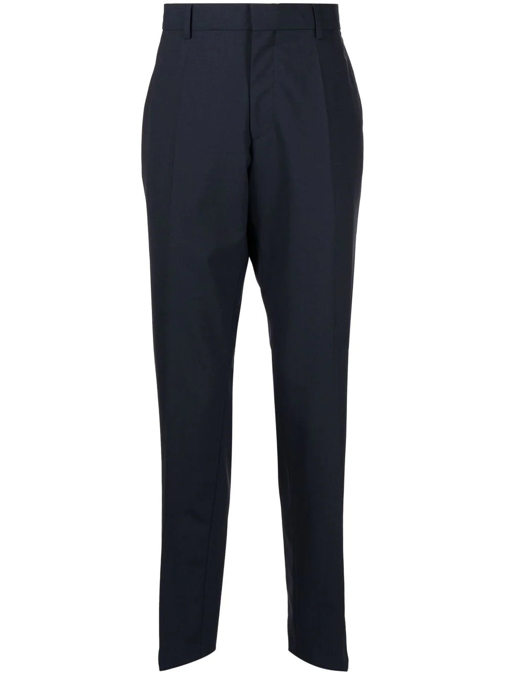 BOSS Slim-fit Trousers Open Blue - MAISONDEFASHION.COM