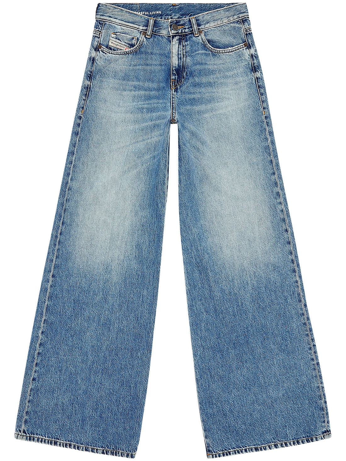 DIESEL WOMEN 1978 D-Akemi Bootcut And Flare Jeans Blue - MAISONDEFASHION.COM