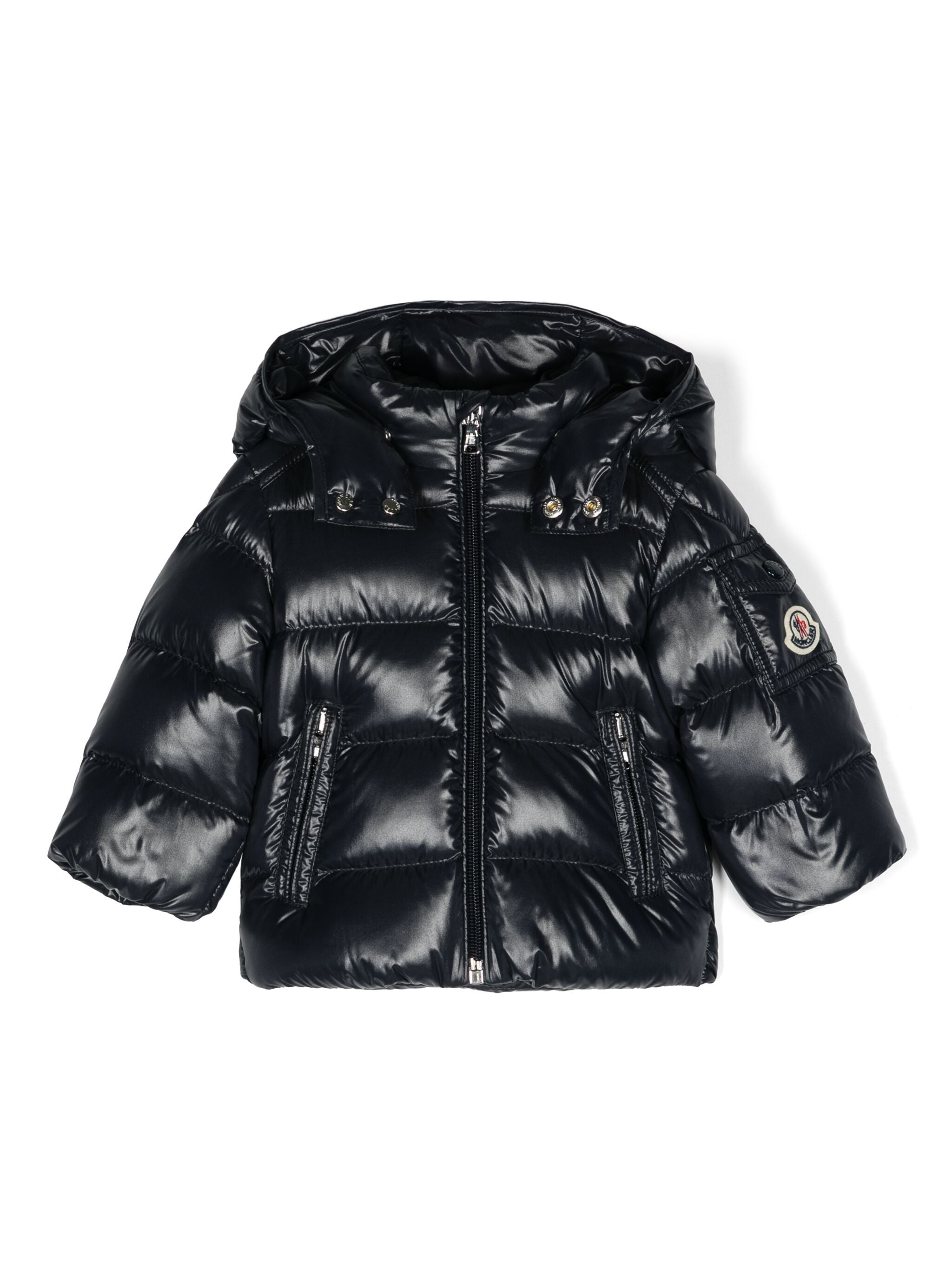 MONCLER BABY Boys Maya Padded Jacket Navy – MAISONDEFASHION.COM