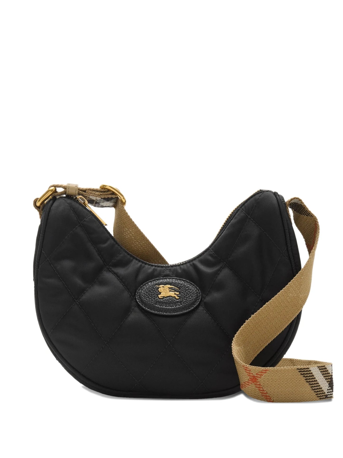BURBERRY WOMEN Horseshoe Crossbody Bag Black - MAISONDEFASHION.COM