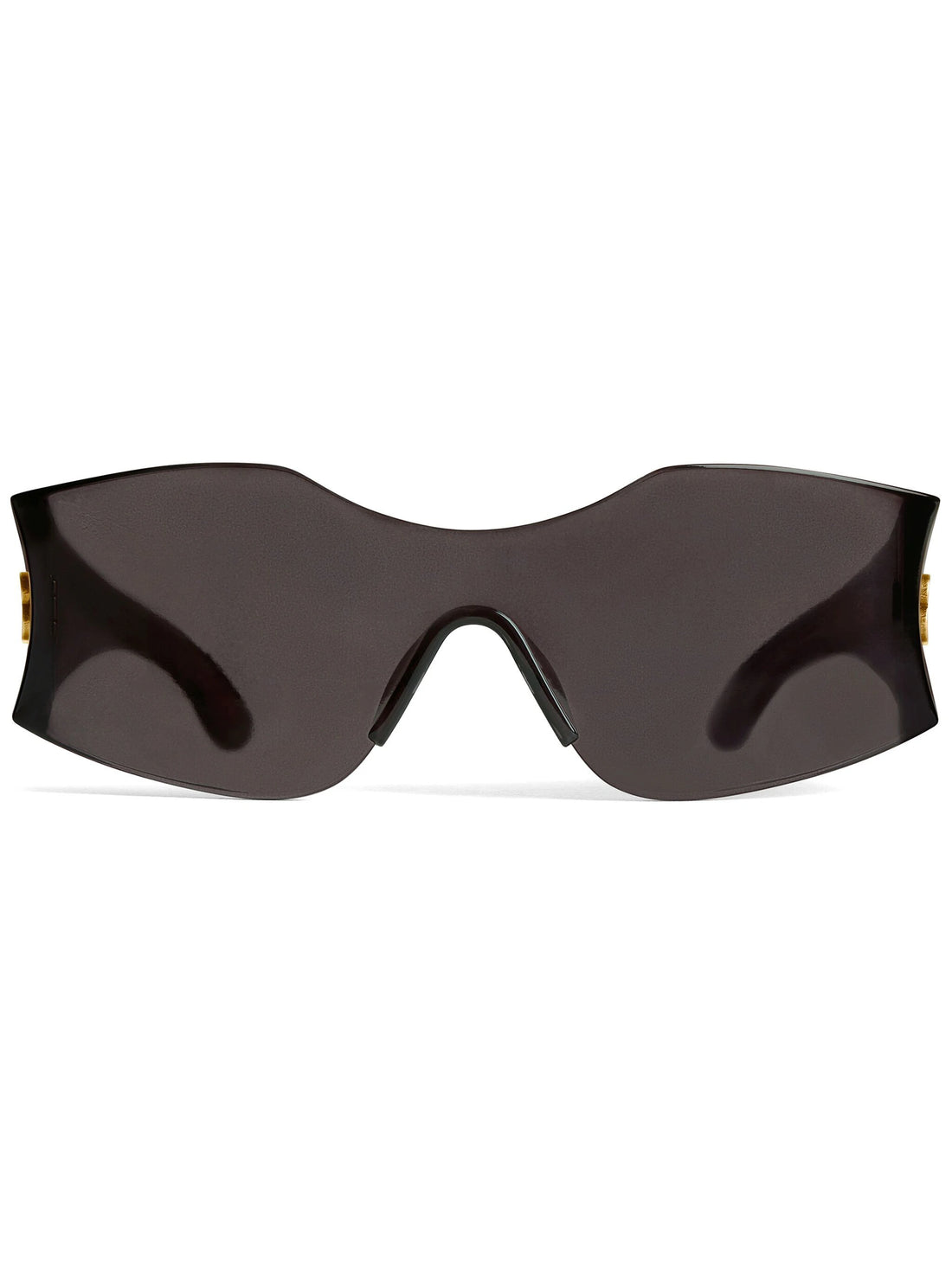 BALENCIAGA WOMEN Hourglass Mask Sunglasses Black - MAISONDEFASHION.COM
