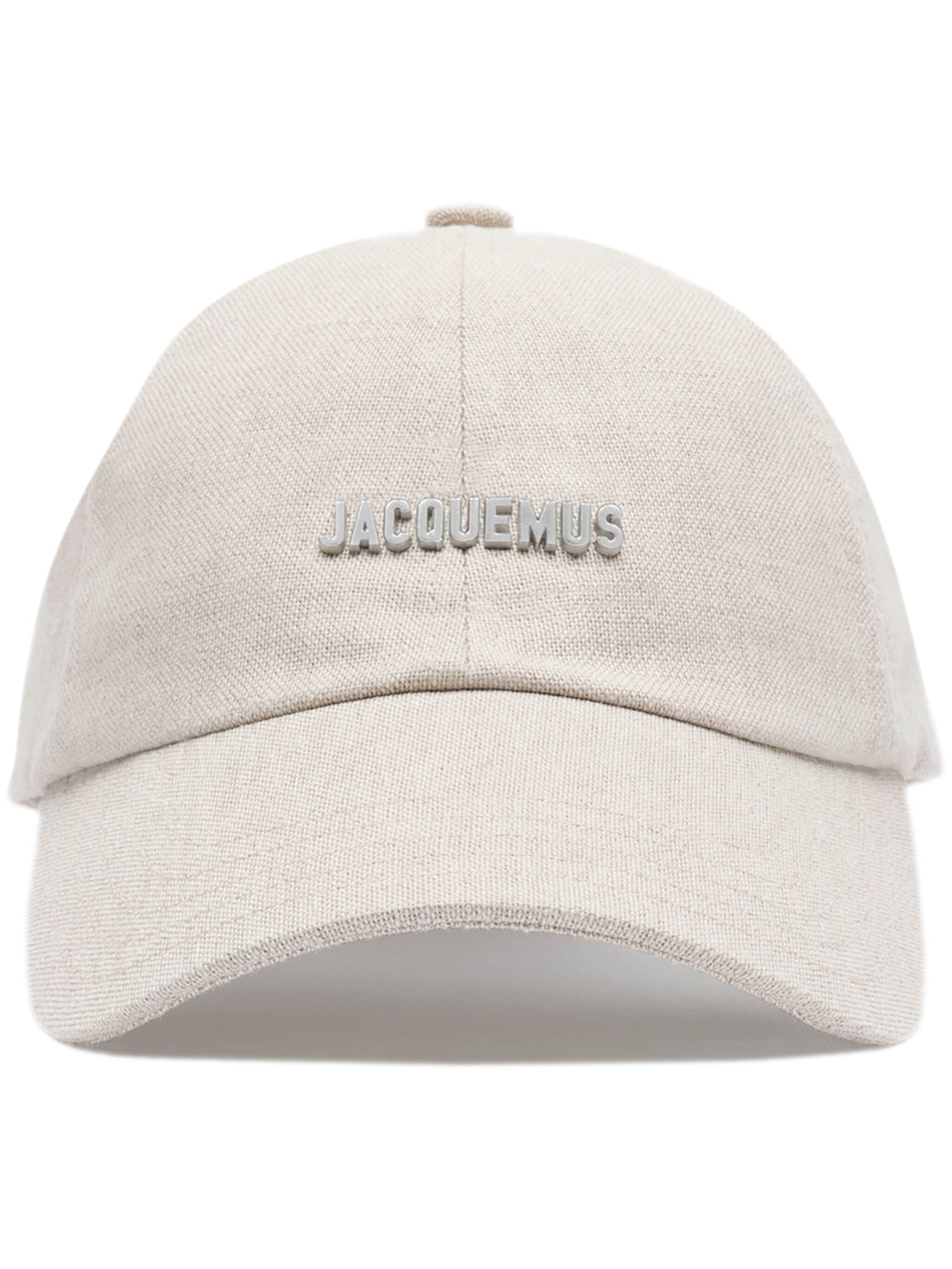 JACQUEMUS UNISEX La Casquette Gadjo Baseball Cap Light Griege