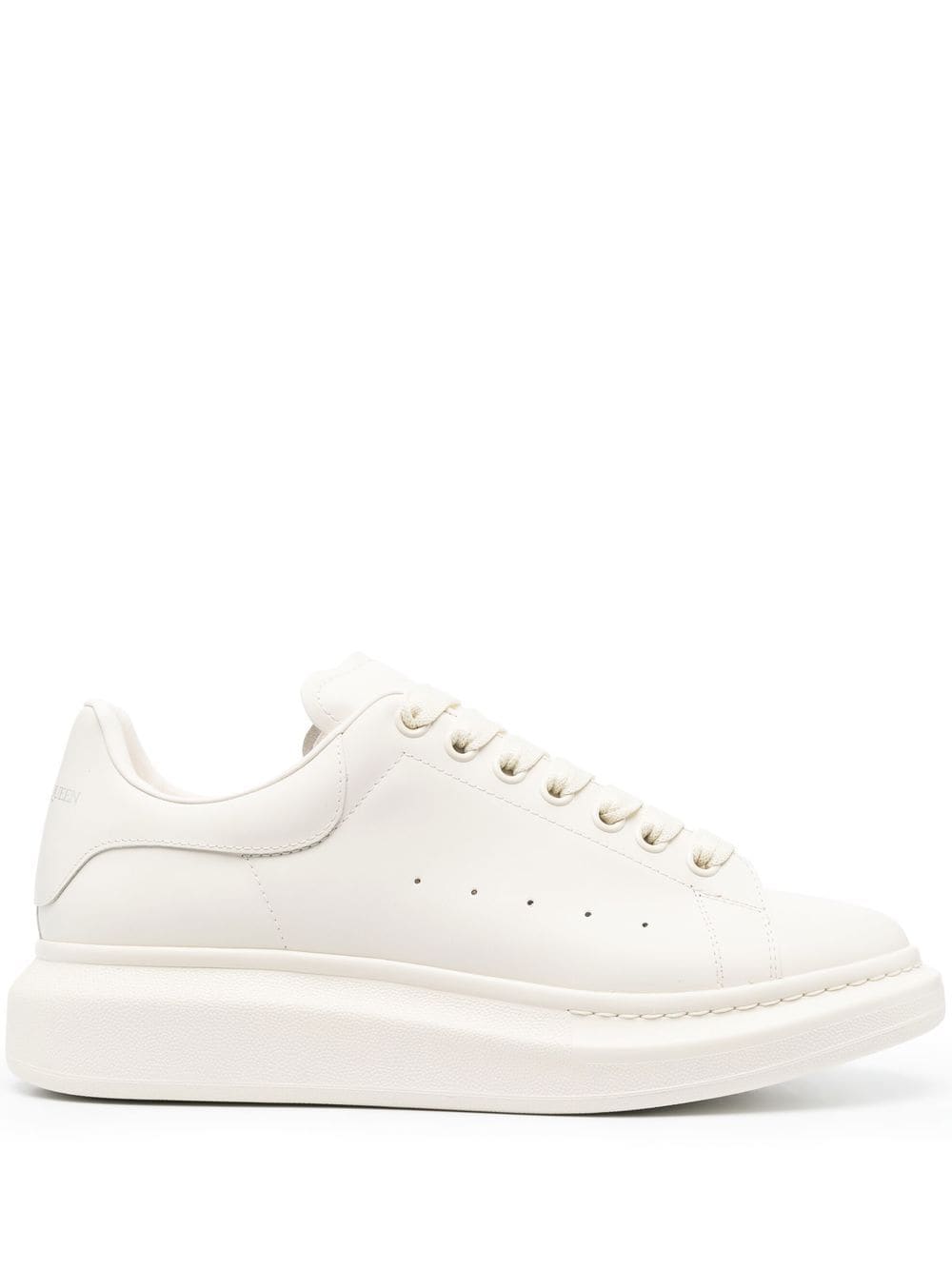 Alexander McQueen Oversized Low-Top Sneakers Vanilla - MAISONDEFASHION.COM