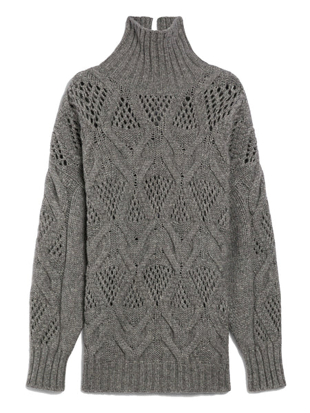 MAXMARA アウトレット●EDICOLA ダイヤ柄 ハイネック ニット FREAK'S STORE/ダイヤ 柄 ジャガード ハイネック ニット プル