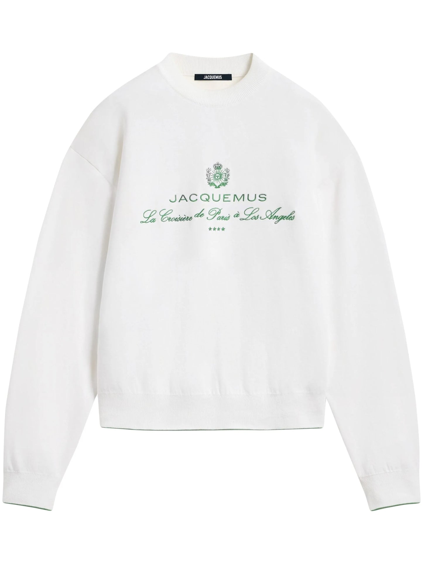 スウェット・トレーナー JACQUEMUS The Venice Logo Sweatshirt White JACQUEMUS The Venice Logo Sweatshirt White – MAISONDEFASHION.COM