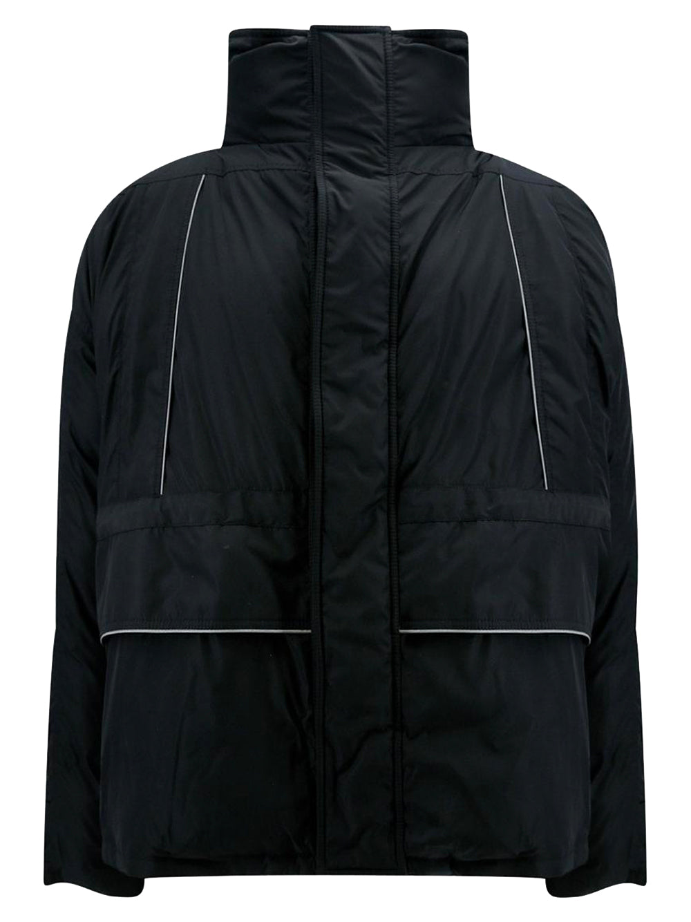 BALENCIAGA UNISEX Oversized Padded Jacket Black - MAISONDEFASHION.COM