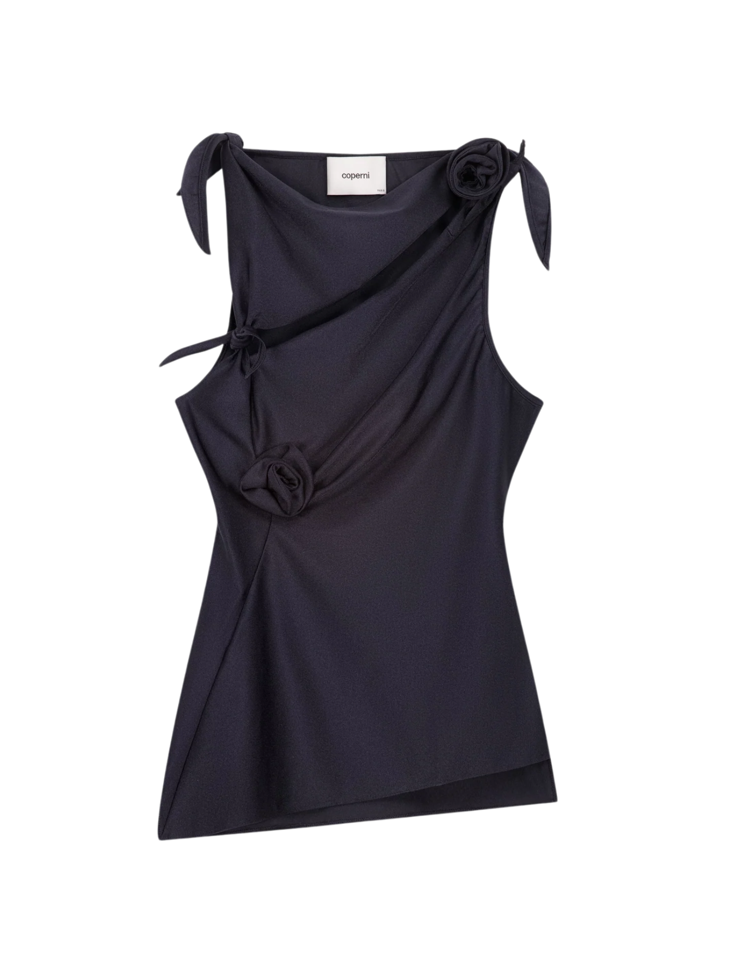 COPERNI WOMEN Flower Top Black - MAISONDEFASHION.COM