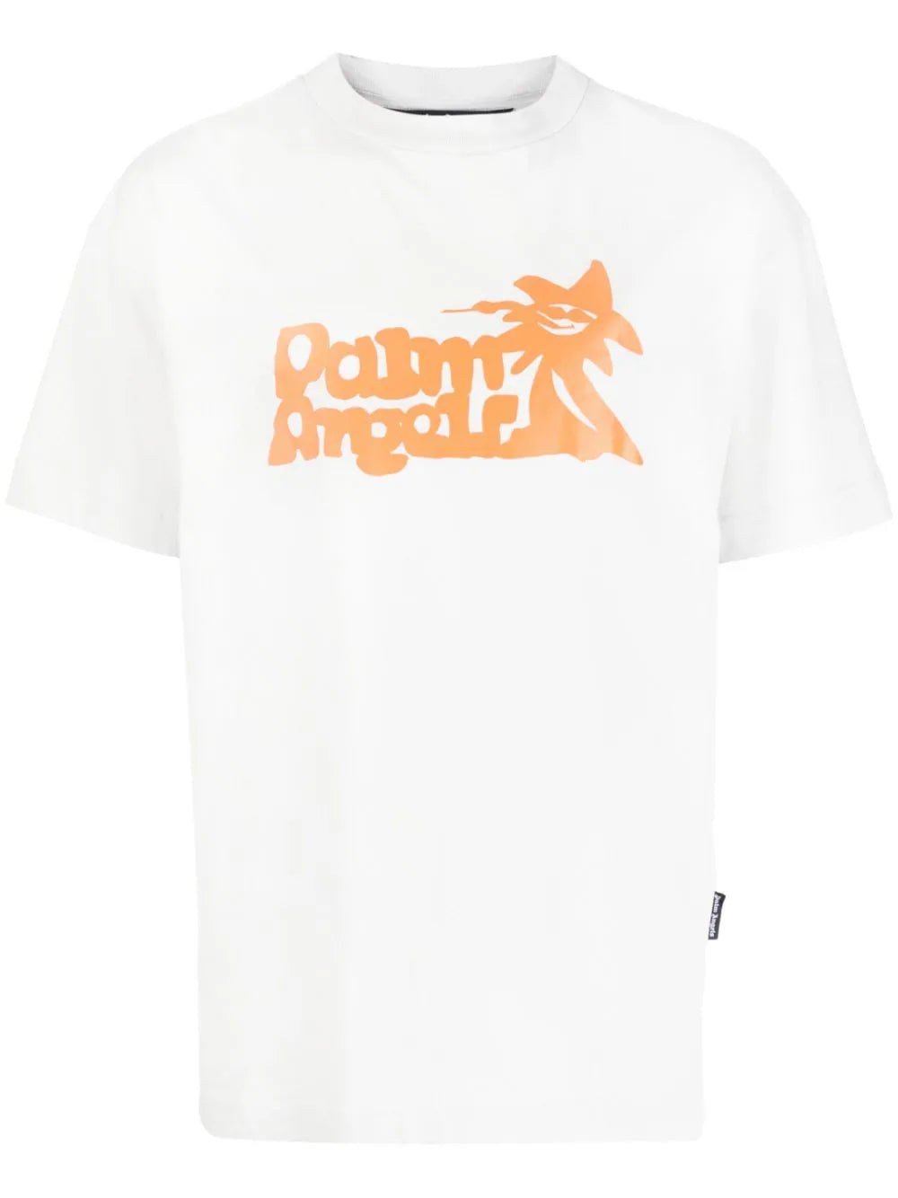 PALM ANGELS MEN "Enzo" Classic T-Shirt Light Grey - MAISONDEFASHION.COM