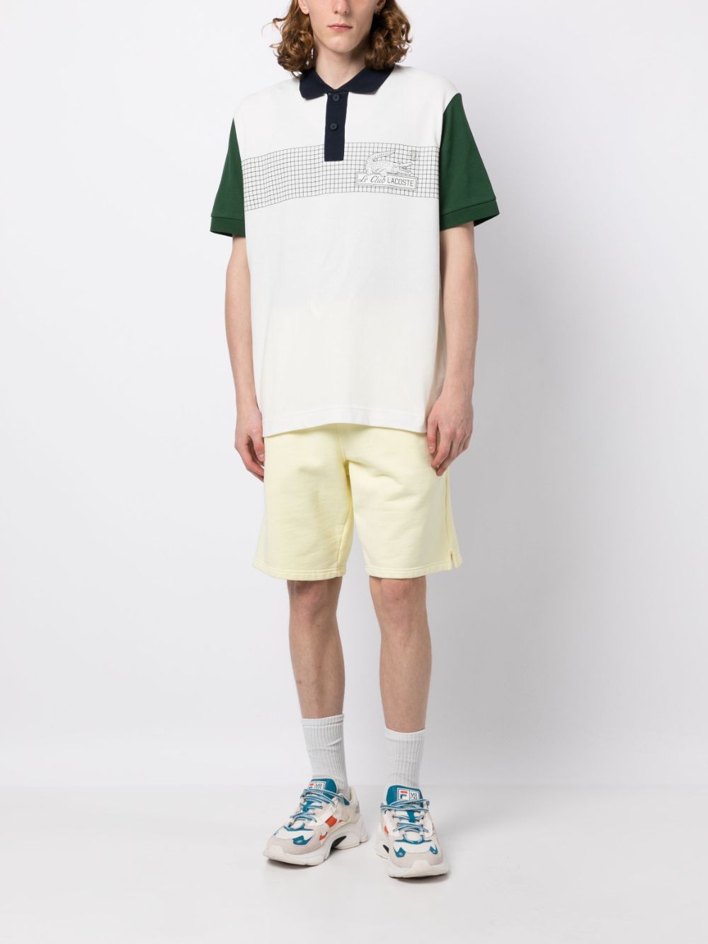 LACOSTE Le Club Lacoste Loose Fit Polo Shirt Lapland/Green - MAISONDEFASHION.COM