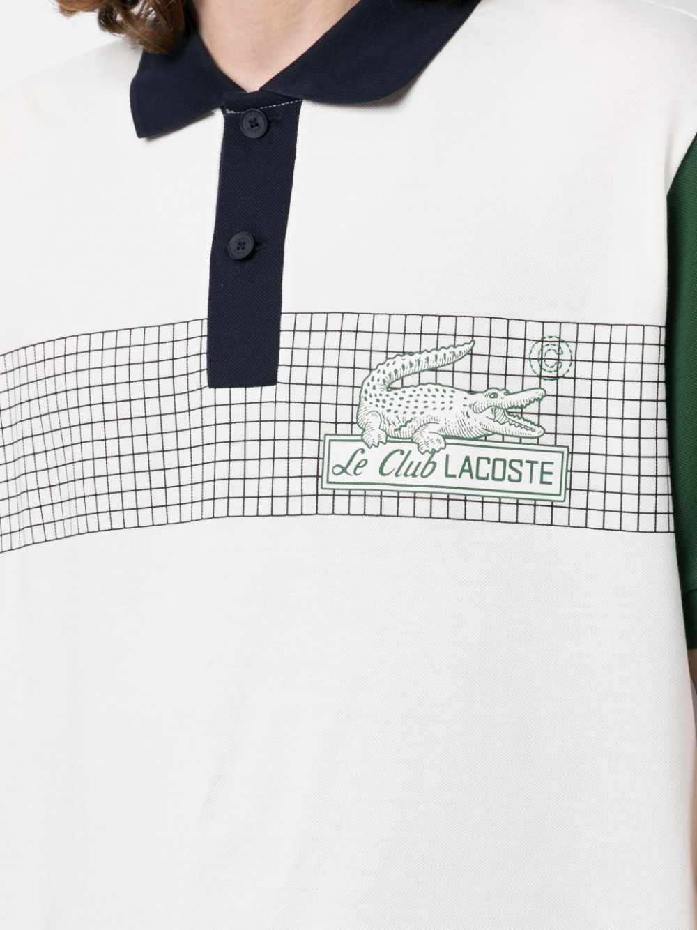 LACOSTE Le Club Lacoste Loose Fit Polo Shirt Lapland/Green - MAISONDEFASHION.COM