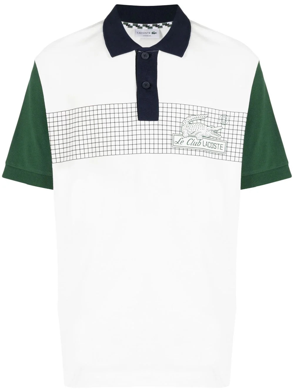 LACOSTE Le Club Lacoste Loose Fit Polo Shirt Lapland/Green - MAISONDEFASHION.COM