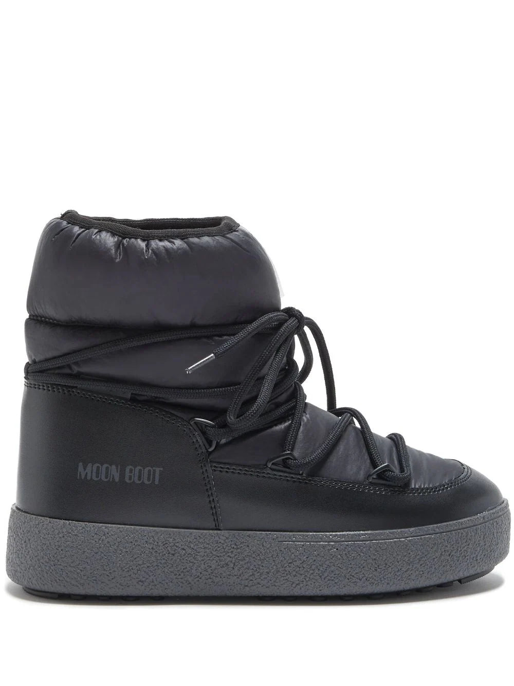 MOON BOOT UNISEX Icon Ltrack Low Nylon Ankle Boots Black - MAISONDEFASHION.COM