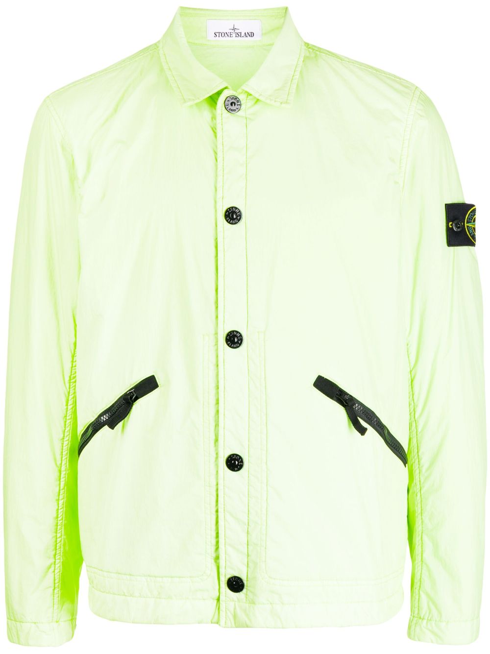 Lime green shop stone island jacket