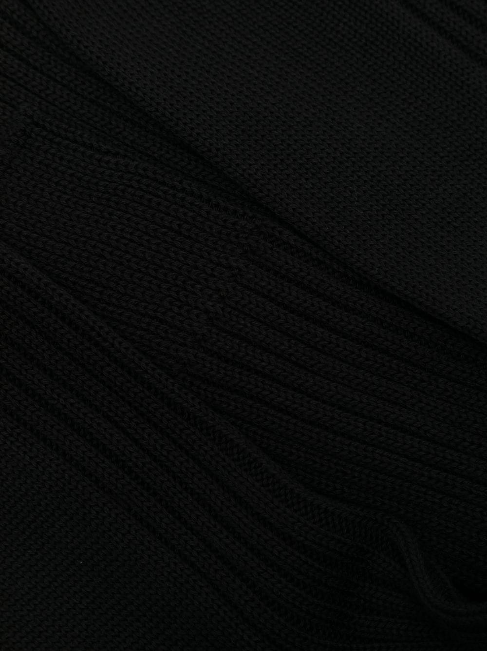 TOM FORD Long Knitted Socks Black - MAISONDEFASHION.COM