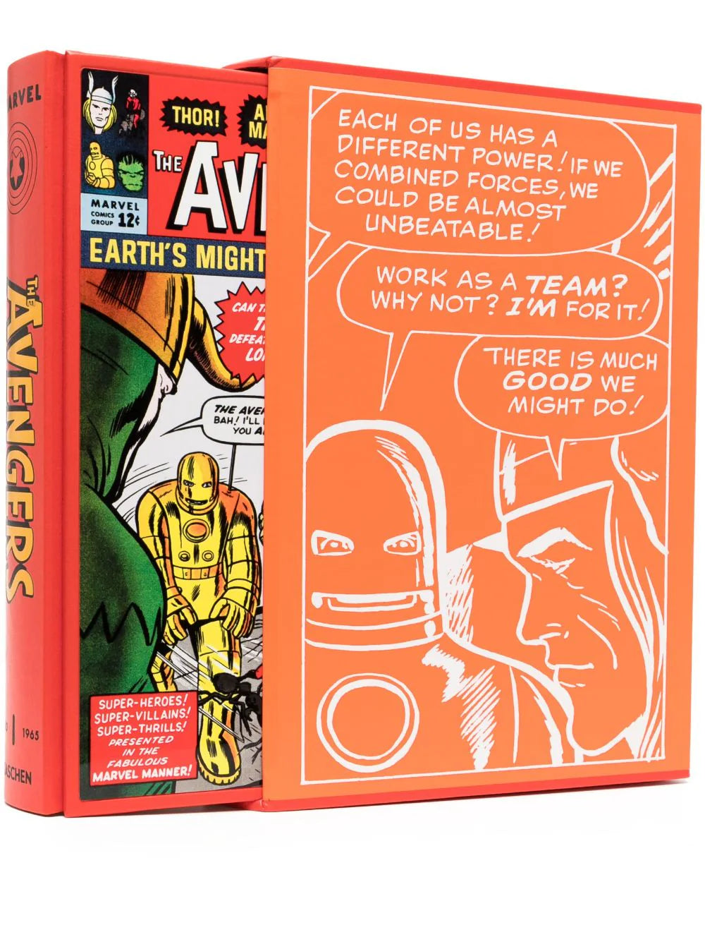 TASCHEN Marvel Comics Avengers. Vol.1. 1963-1965 (XXL Sized Collectors Edition) - MAISONDEFASHION.COM