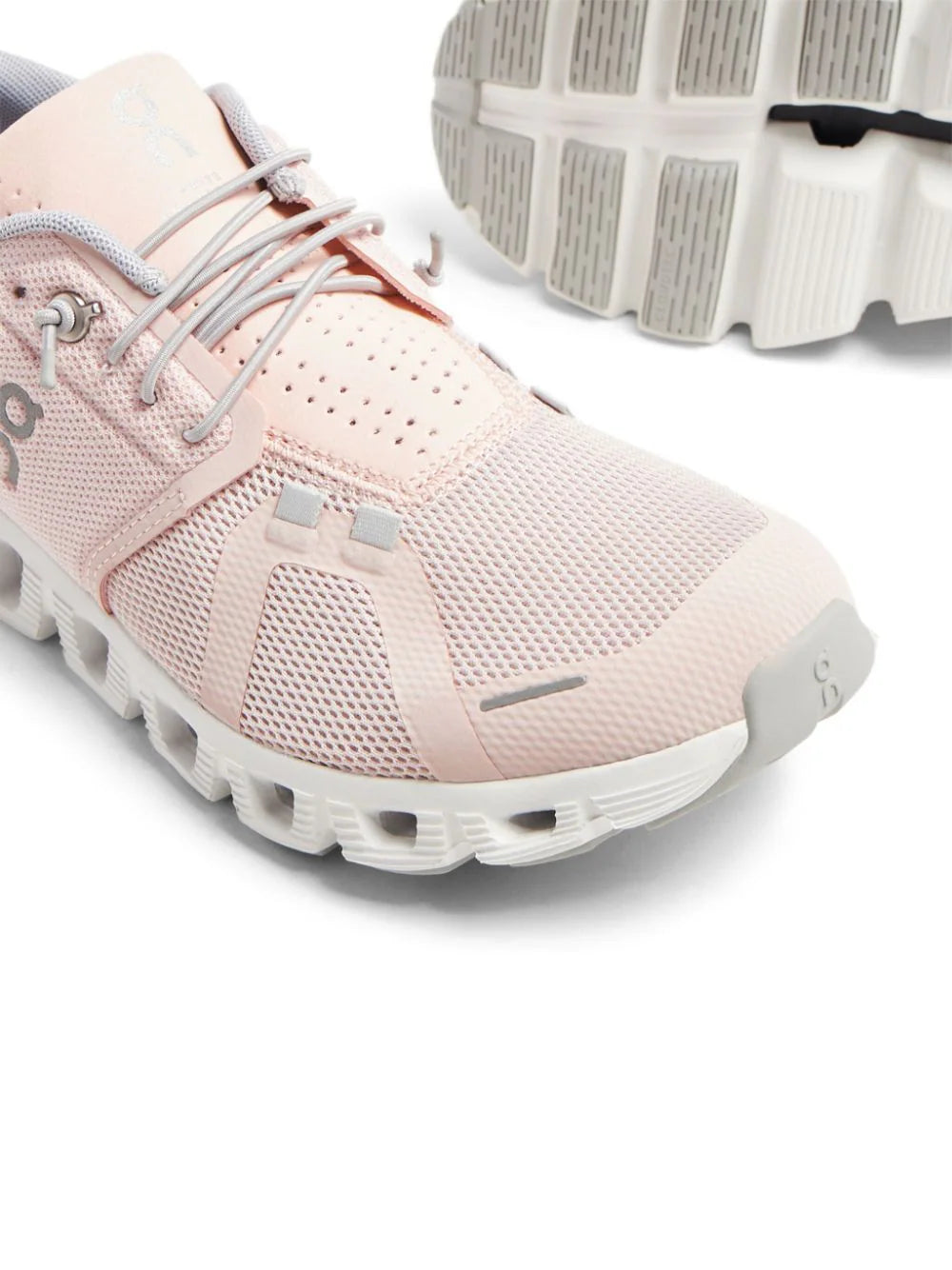 ON RUNNING WOMEN Cloud 5 Running Sneakers Shell White Light Pink - MAISONDEFASHION.COM