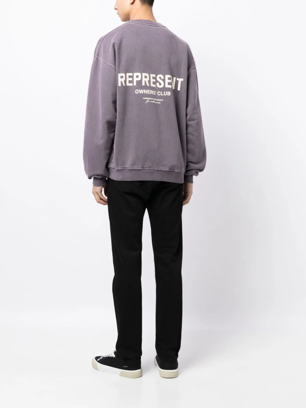 REPRESENT Represent Owners Club Cotton Sweatshirt Vintage Violet - MAISONDEFASHION.COM
