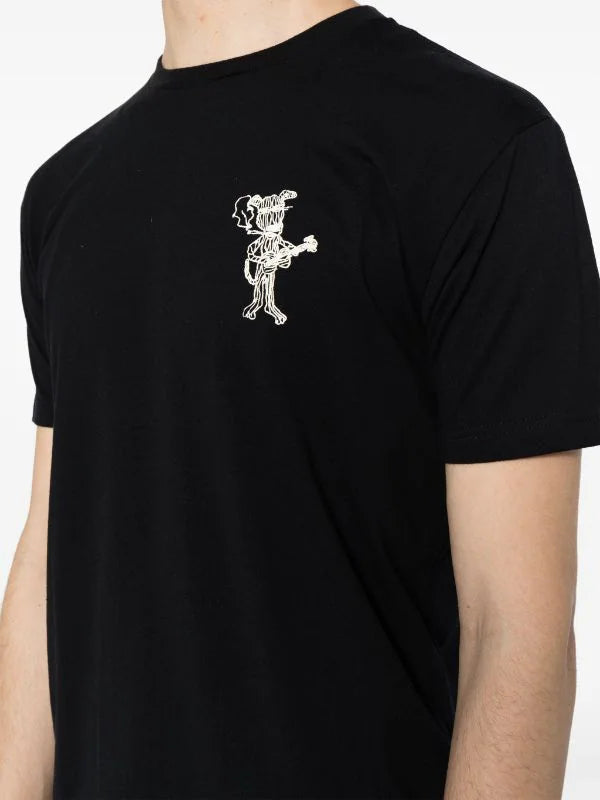 Tシャツ・カットソー COUT DE LA LIBERTE Freddie-Jamming Dog Cotton T-Shirt Black COUT DE LA LIBERTE Freddie-Jamming Dog Cotton T-Shirt Black