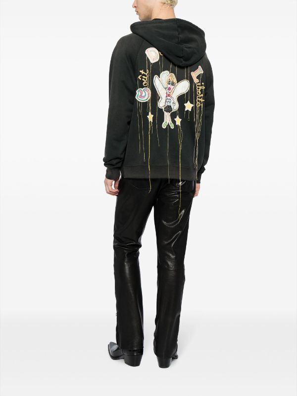 【関税込み】COUT DE LA LIBERTE ブラック Diddy フーディ COUT DE LA LIBERTE Diddy French Terry Pullover Hoodie