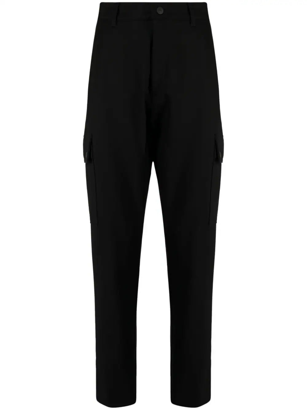 HUGO MEN Performance Stretch Slim Fit Trousers Black - MAISONDEFASHION.COM