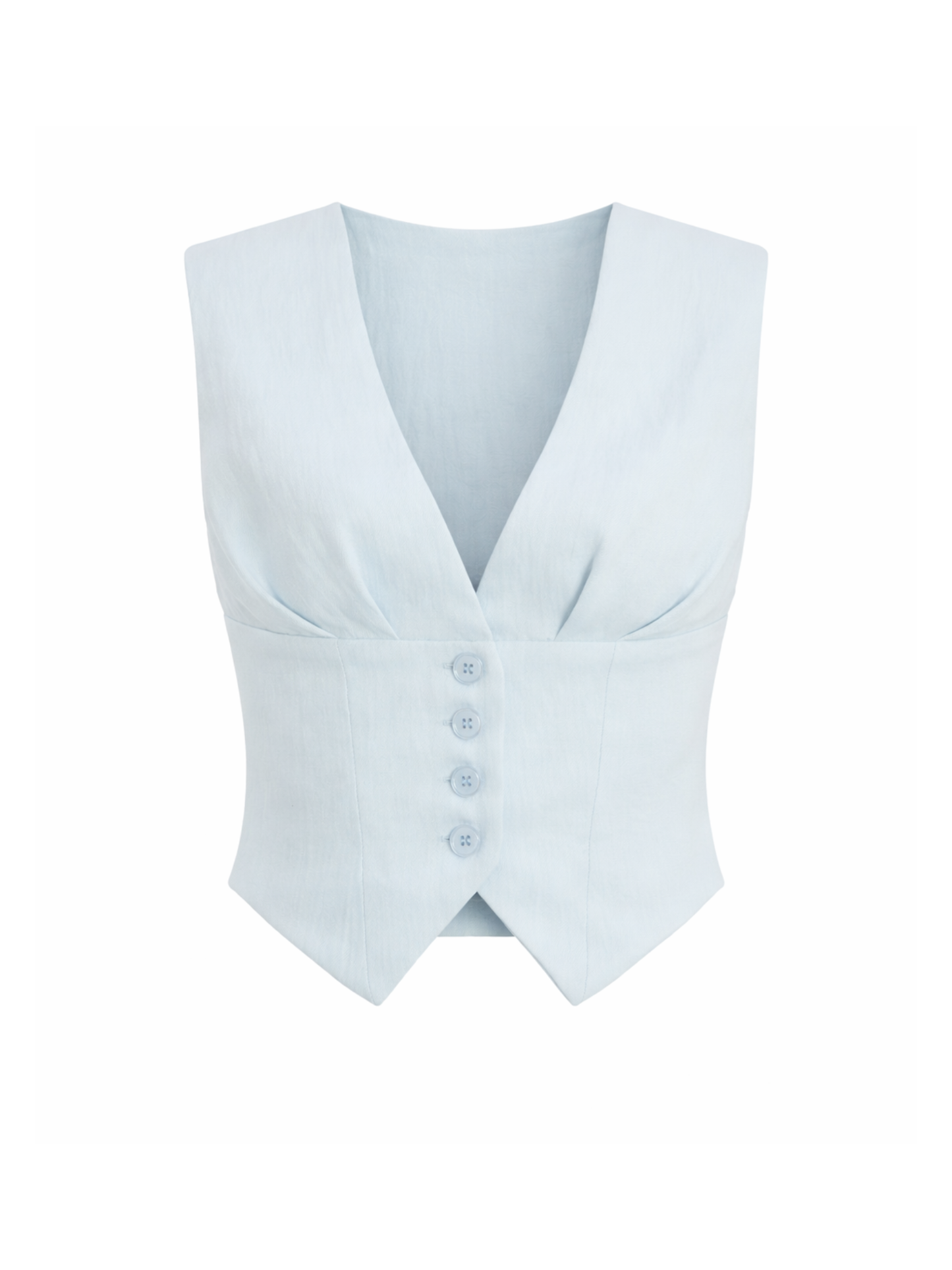 BARDOT WOMEN Geordy Vest Top Soft Blue - MAISONDEFASHION.COM