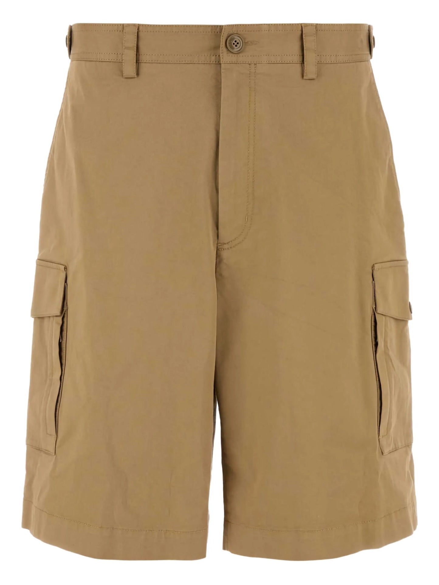 【関税&送料込】Moncler Shorts Beige MONCLER Cotton Gabardine Cargo Shorts Beige