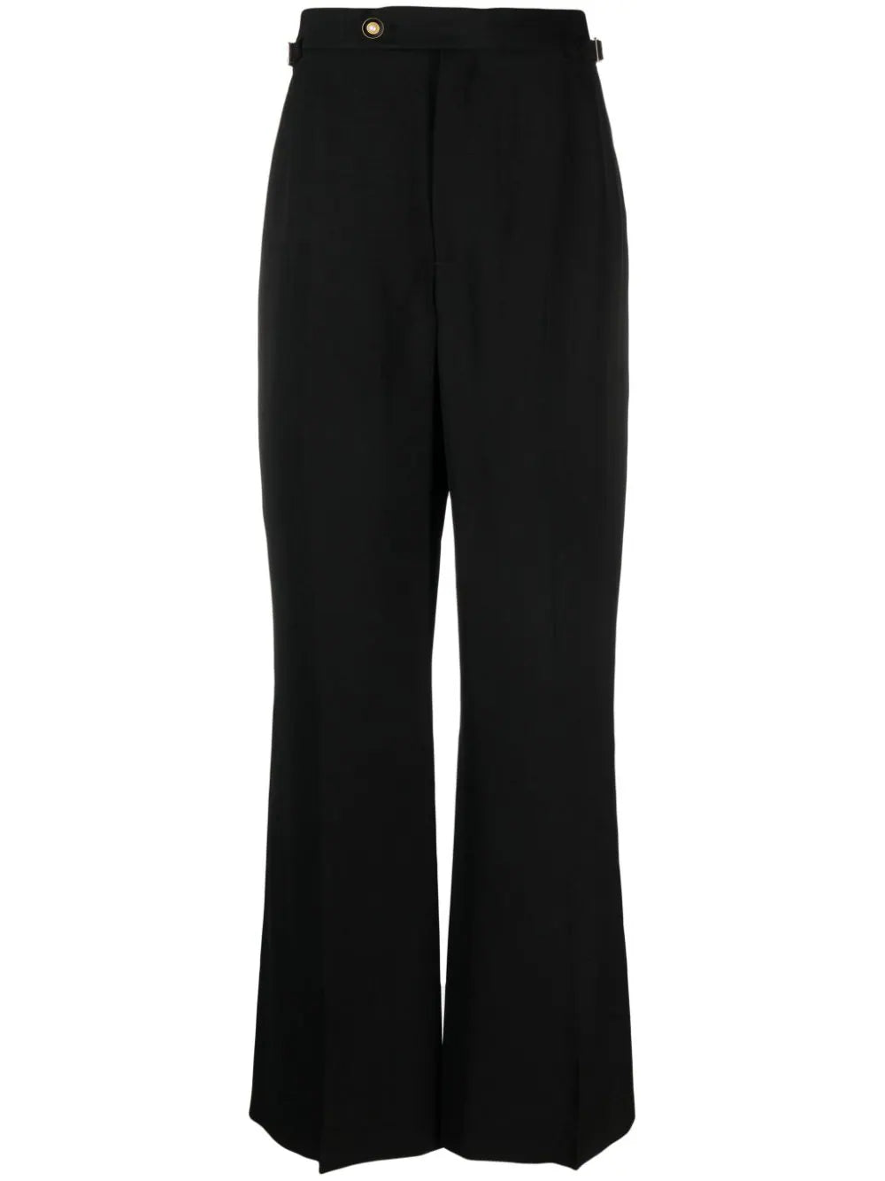 CASABLANCA Straight Leg Trousers With Side Adjusters Black ...