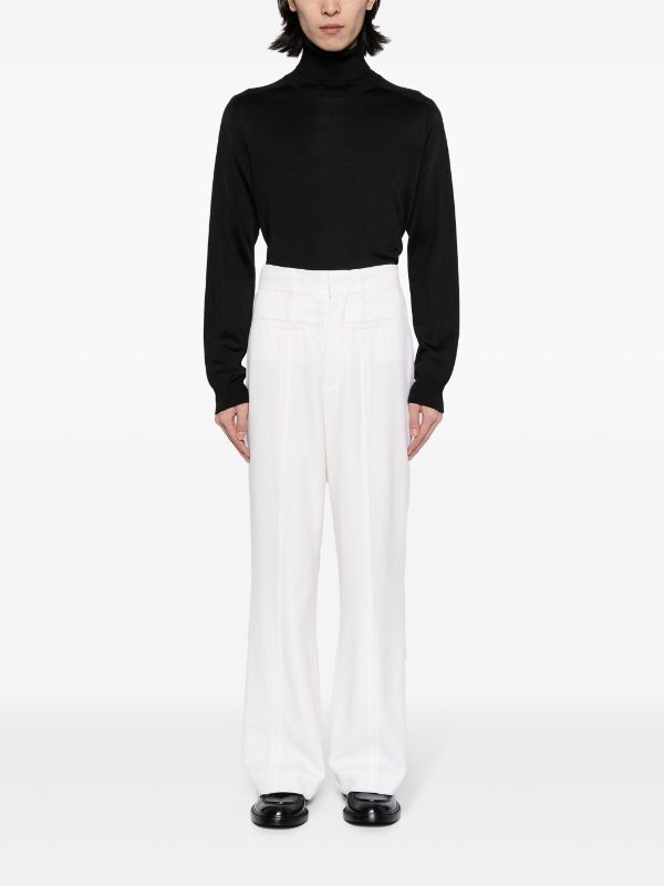 TOM FORD MEN Knitted Turtle Neck Sweater Black - MAISONDEFASHION.COM