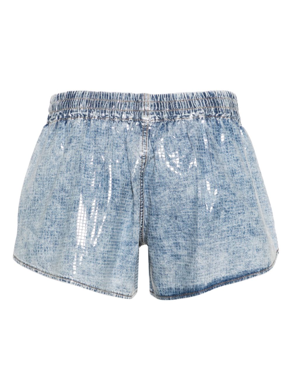 DIESEL WOMEN De-Sunny-S Shorts Indigo Light Blue - MAISONDEFASHION.COM