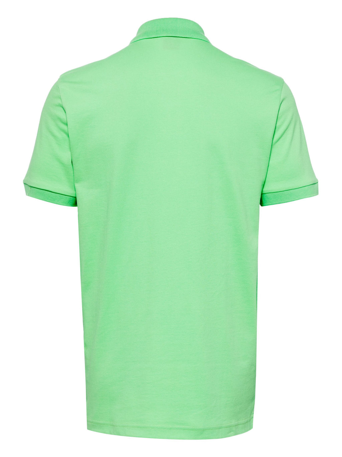 BOSS Passenger Logo Patch Pique Polo Shirt Bright Green - MAISONDEFASHION.COM