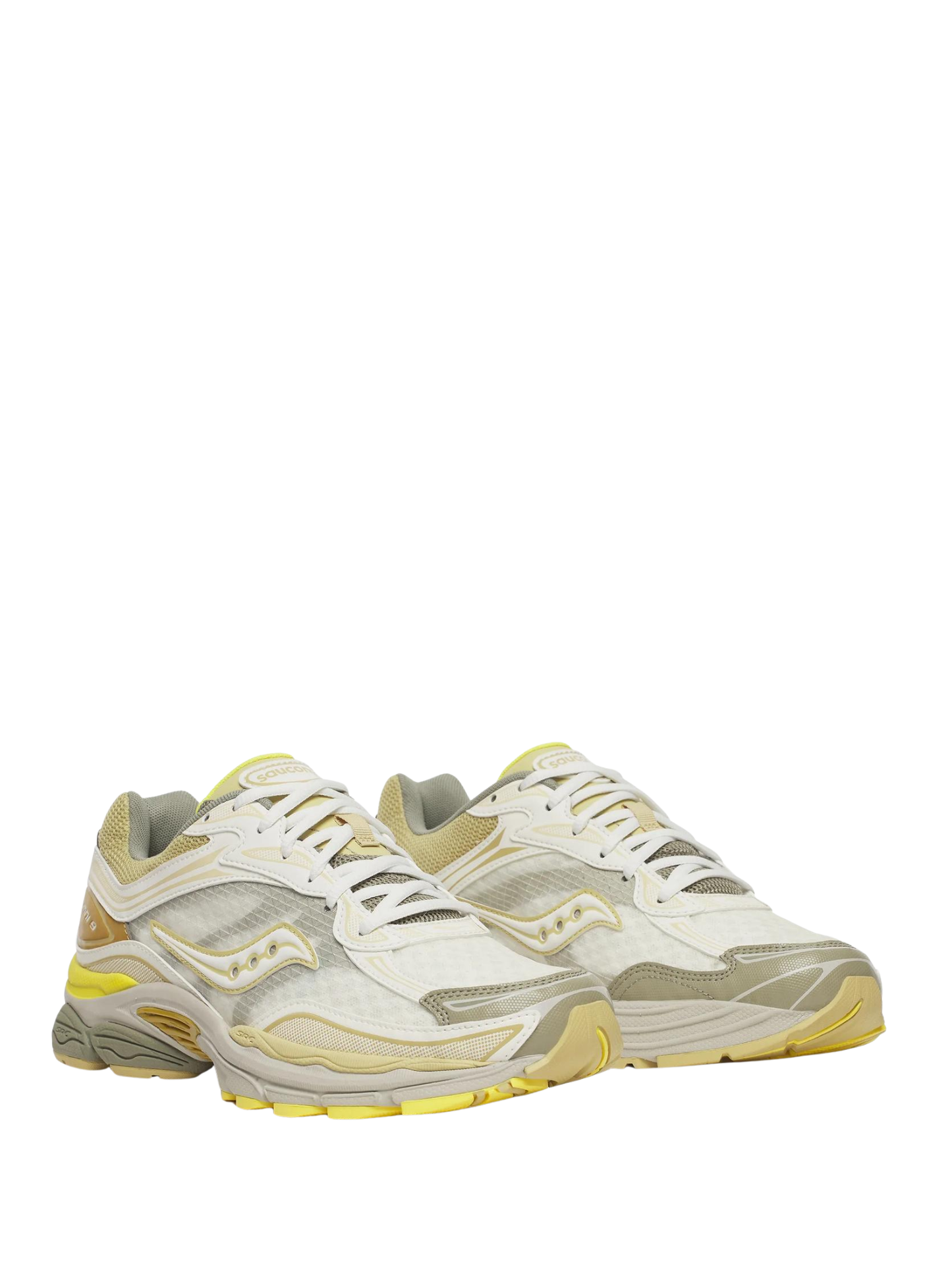 SAUCONY ProGrid Omni 9 Sneakers Ivory/Moss - MAISONDEFASHION.COM