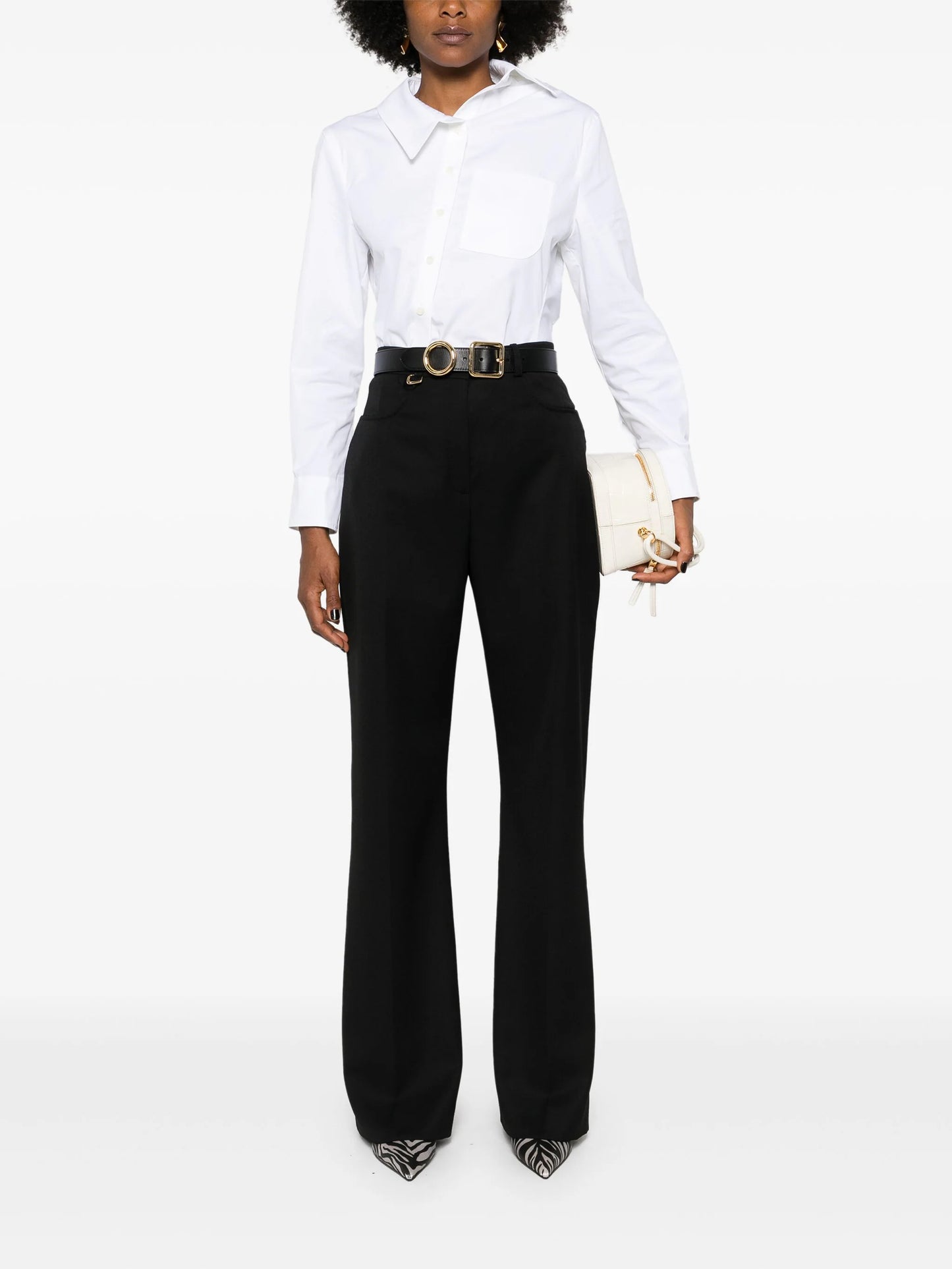 パンツ JACQUEMUS WOMEN Le Pantalon Sauge Woven Pants Black JACQUEMUS WOMEN Le Pantalon Sauge Woven Pants Black