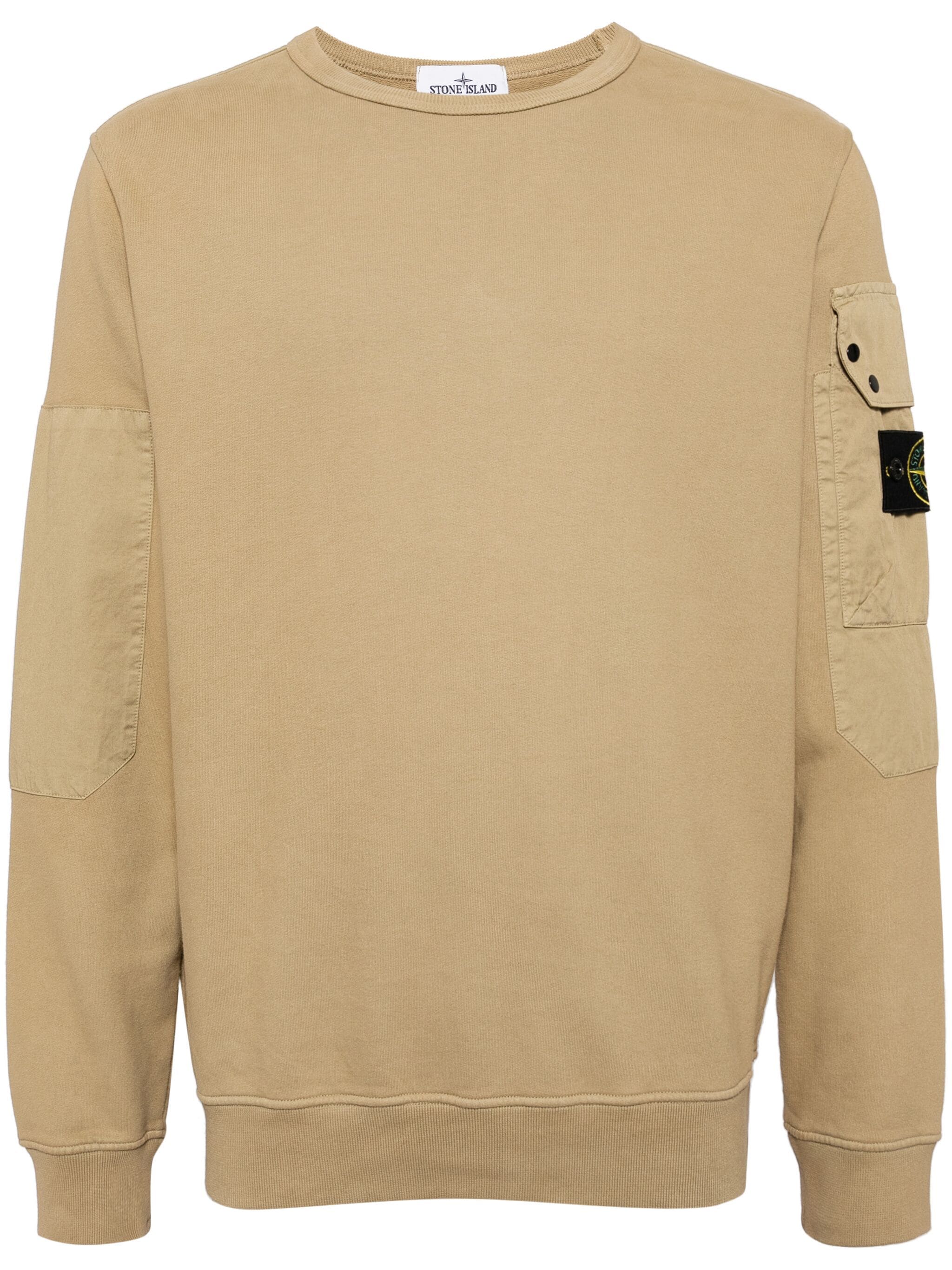 Stone island beige sweatshirt on sale