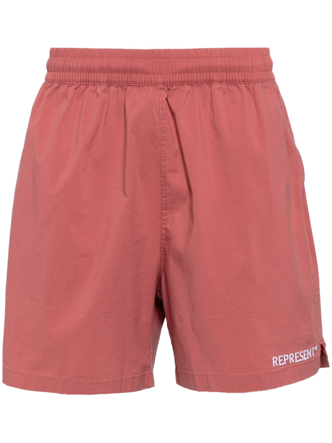 REPRESENT Logo Embroidered Drawstring Swim Shorts Sunrise