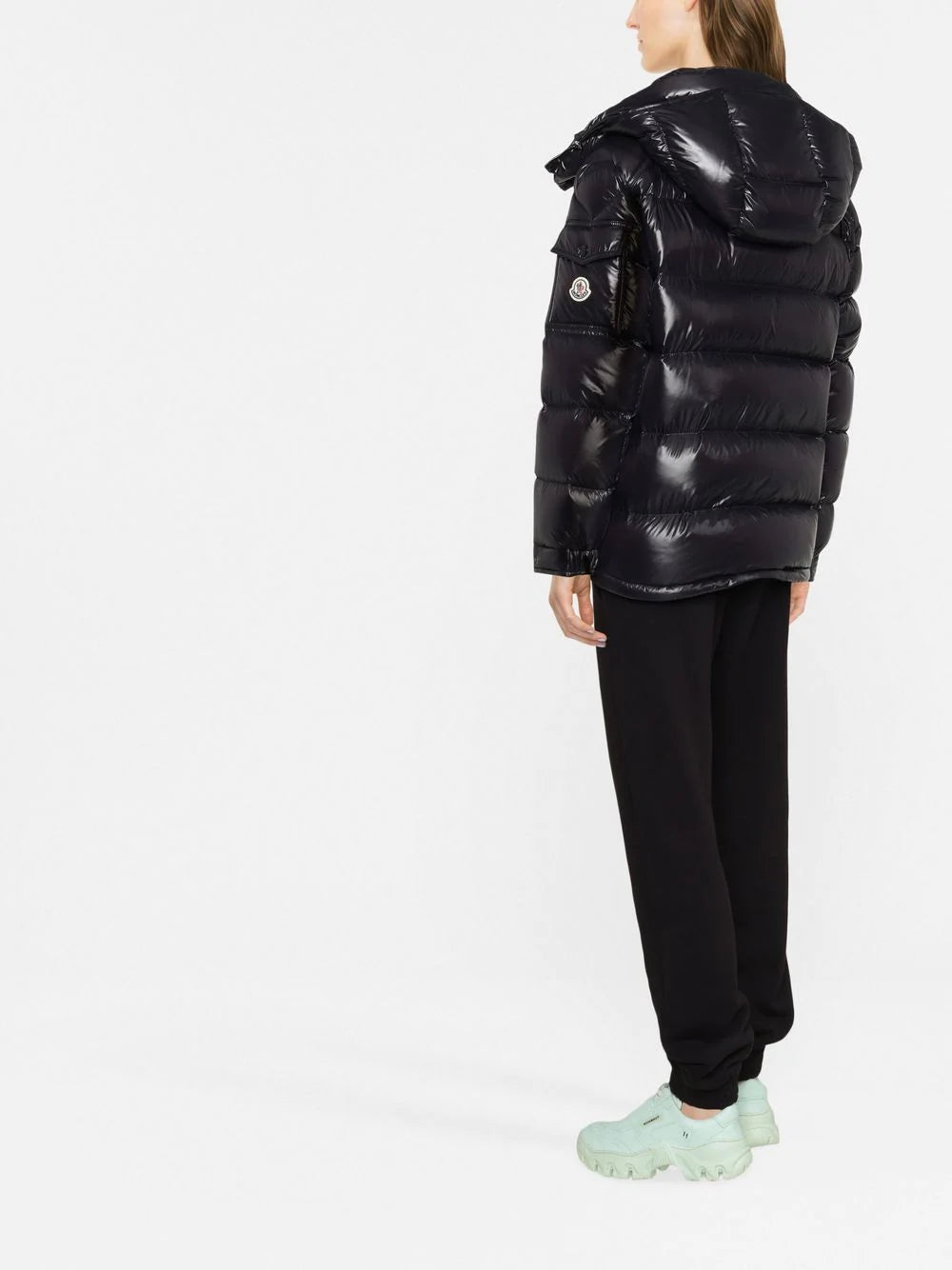 MONCLER WOMEN Maire Short Down Jacket Black - MAISONDEFASHION.COM