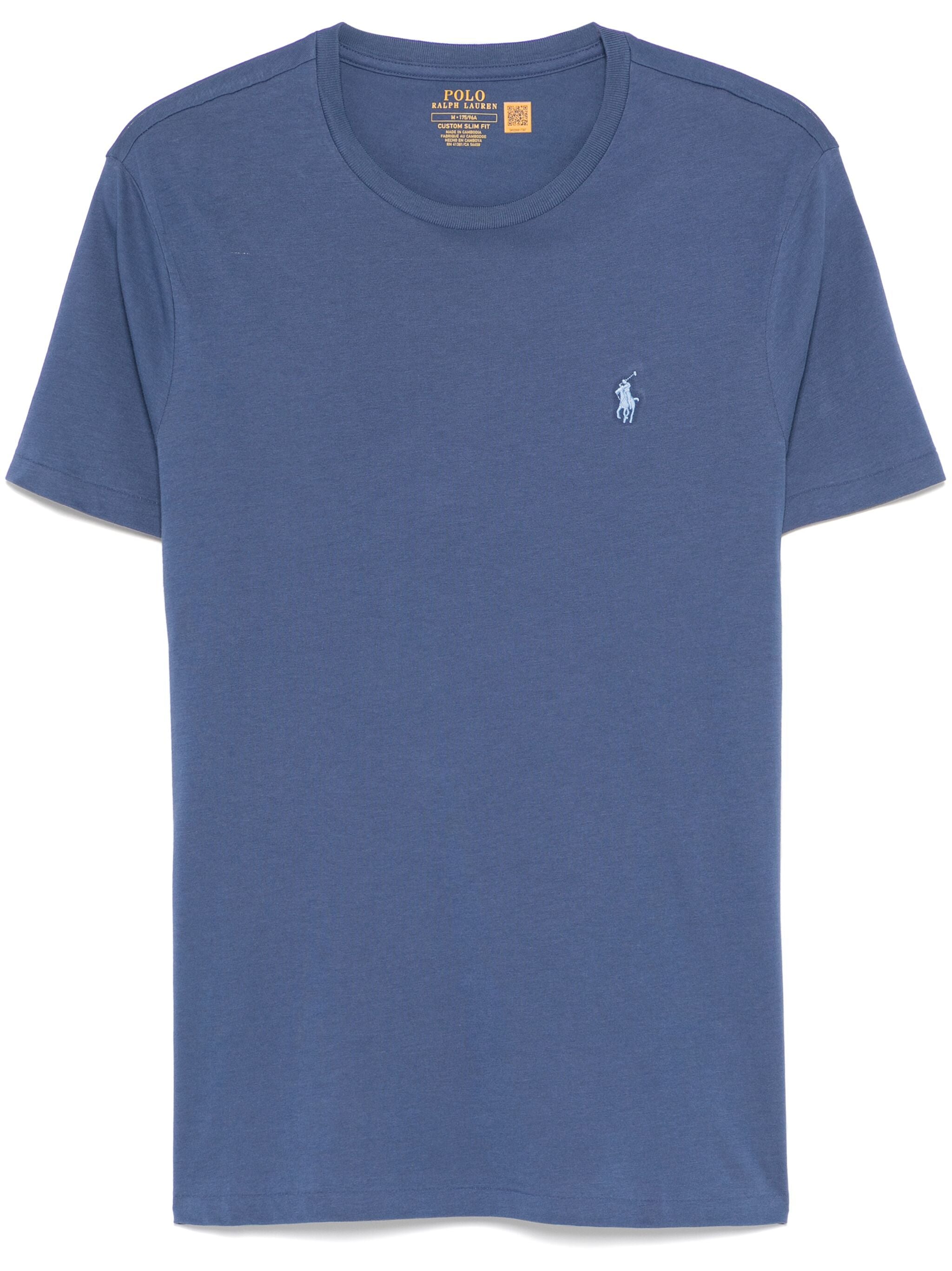 Tシャツ・カットソー RALPH LAUREN Logo-detail Short-sleeved T-shirt Navy RALPH LAUREN Logo-detail Short-sleeved T-shirt Navy