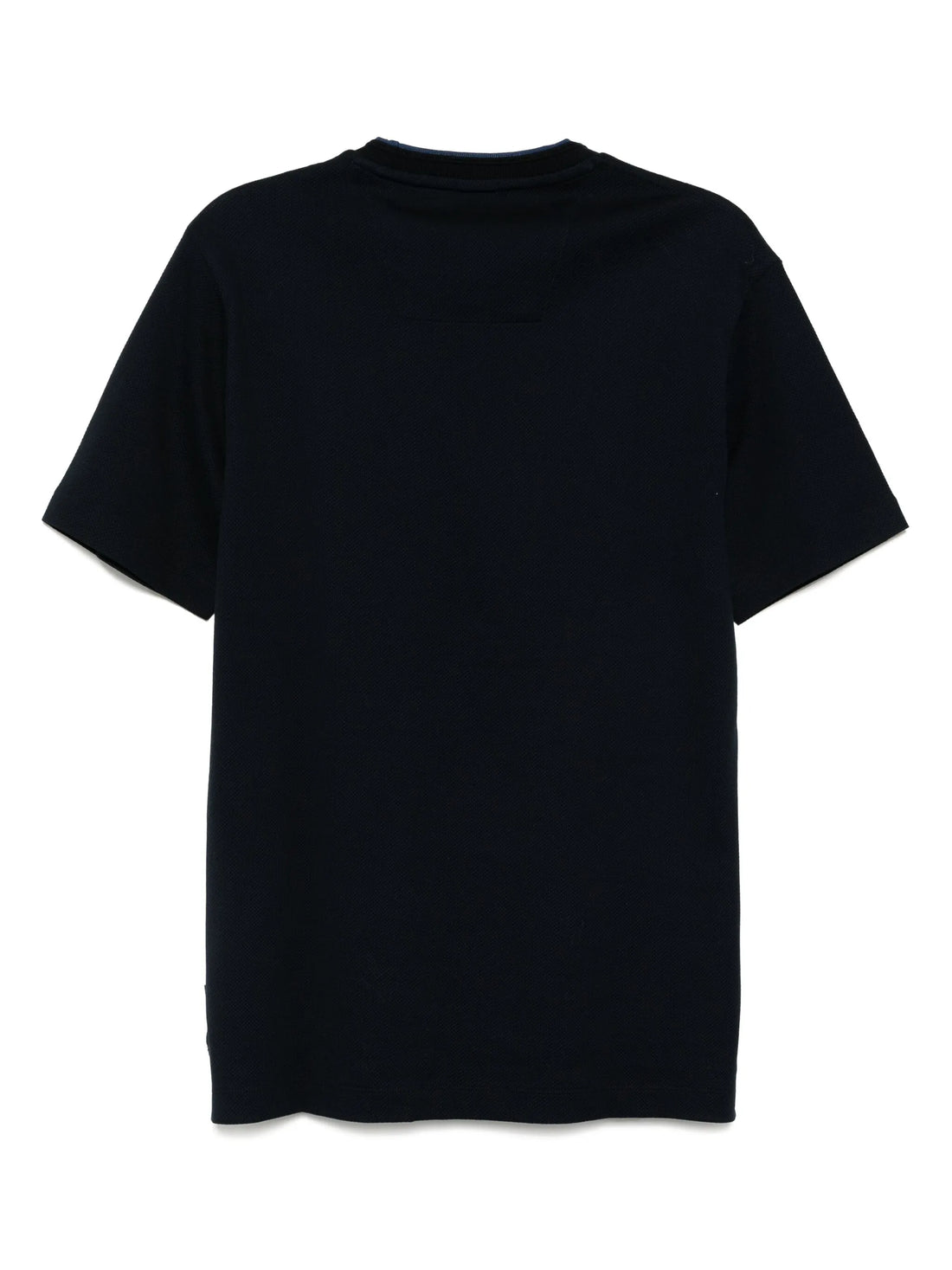 BOSS H-Thompson Mercerised Cotton T-Shirt Navy - MAISONDEFASHION.COM