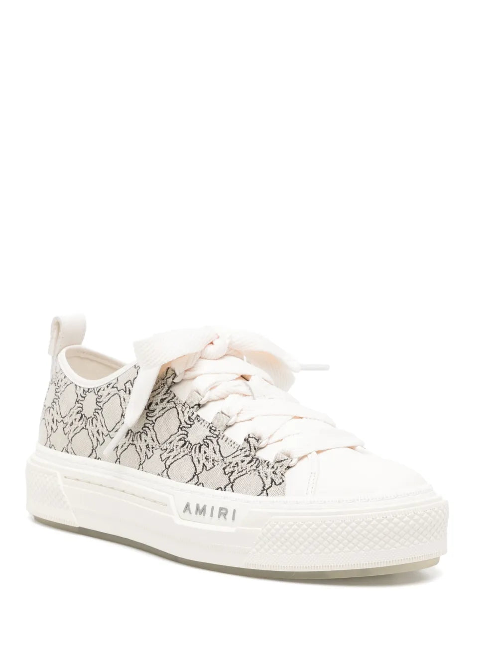 AMIRI MA Quad Jacquard Court Low Sneakers Grey