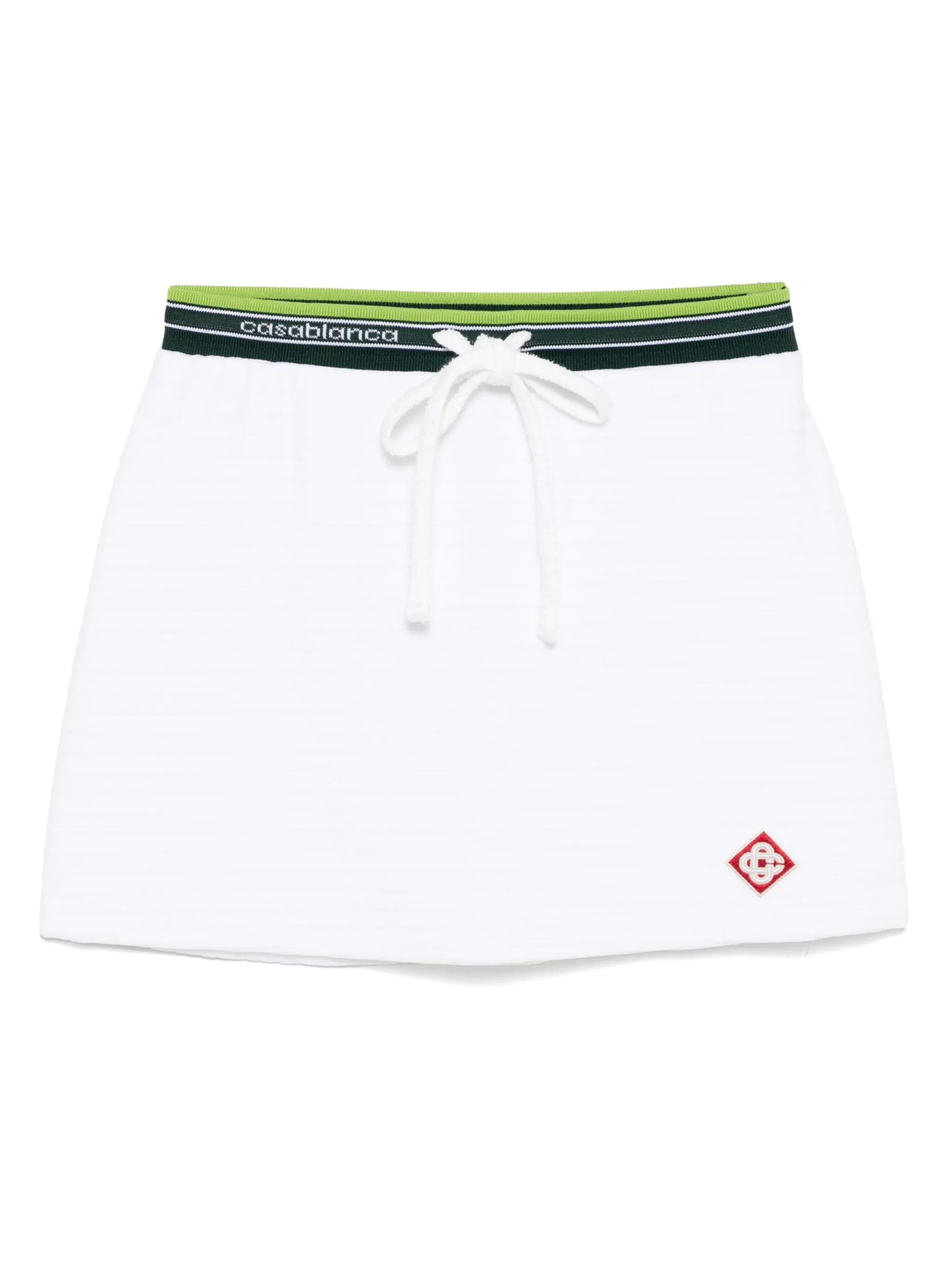 CASABLANCA WOMEN Hippie Tennis Skirt White - MAISONDEFASHION.COM