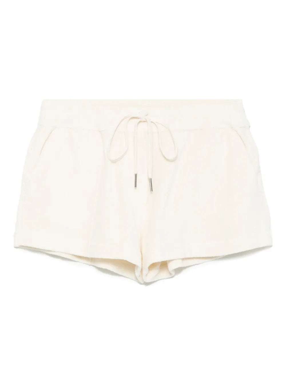 TOM FORD WOMEN Drawstring Towelling Shorts Beige - MAISONDEFASHION.COM