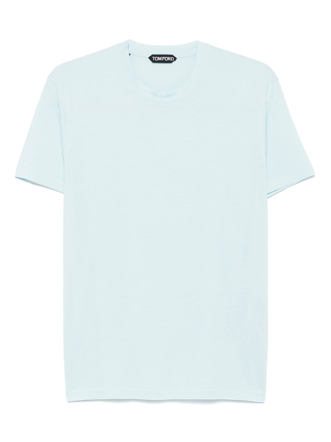 TOM FORD Crew Neck T-shirt Glass Blue - MAISONDEFASHION.COM
