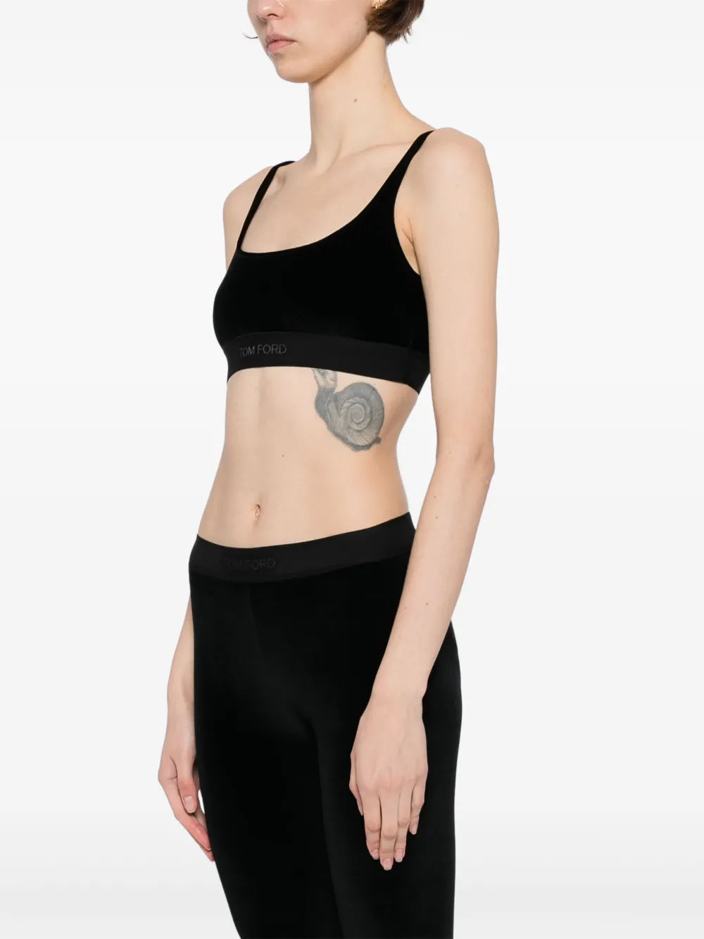 Tシャツ・カットソー TOM FORD WOMEN Velvet Bralette Top Black TOM FORD WOMEN Velvet Bralette Top Black – MAISONDEFASHION.COM