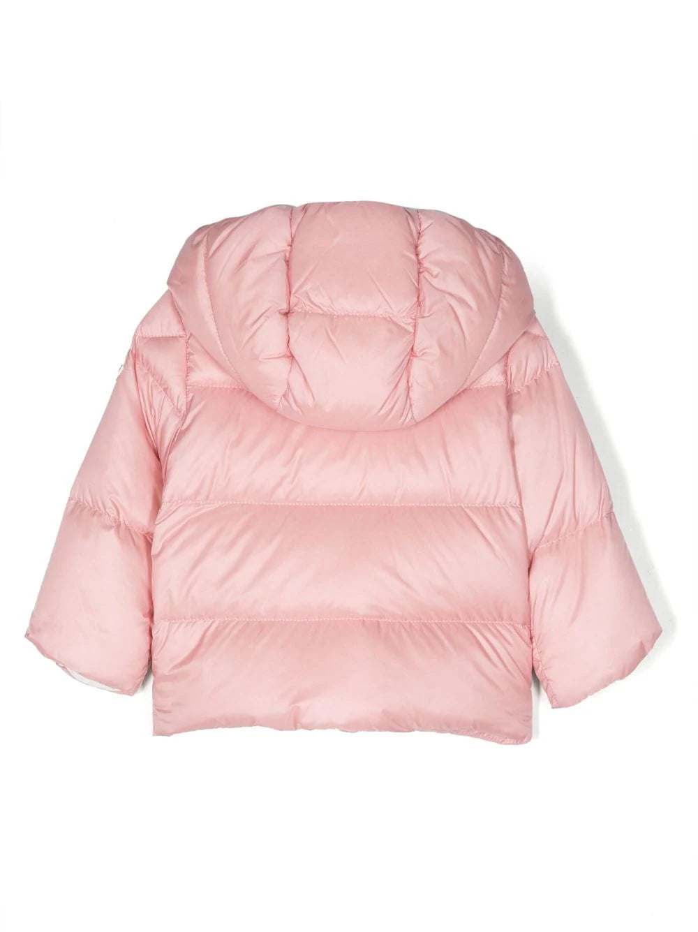 MONCLER BABY Girls Abbaye Padded Jacket Pink - MAISONDEFASHION.COM