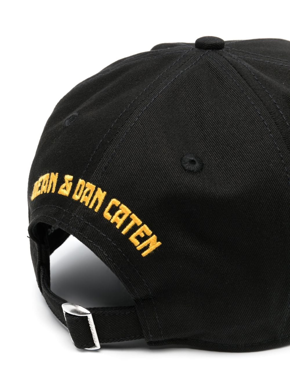 DSQUARED2 D2 Logo Baseball Cap Black - MAISONDEFASHION.COM